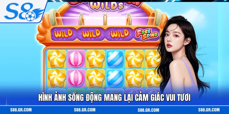 Hình ảnh sống động mang lại cảm giác vui tươi