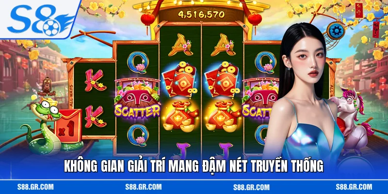 Không gian giải trí mang đậm nét truyền thống